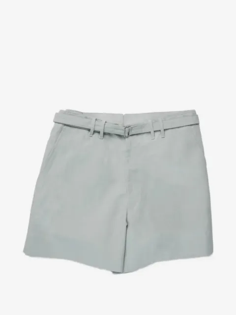 stoffa belted twill shorts