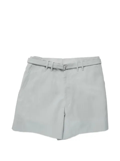 stoffa belted twill shorts