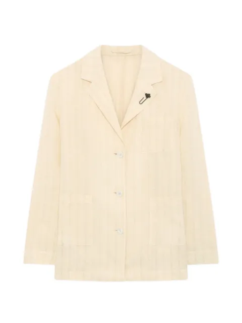 Lardini striped linen blazer
