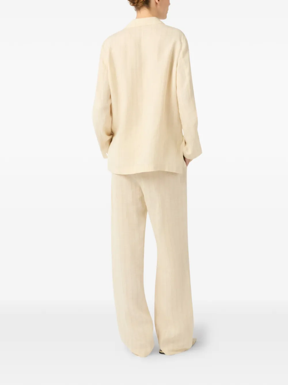  Lardini Blazer A Rayas - Neutro 