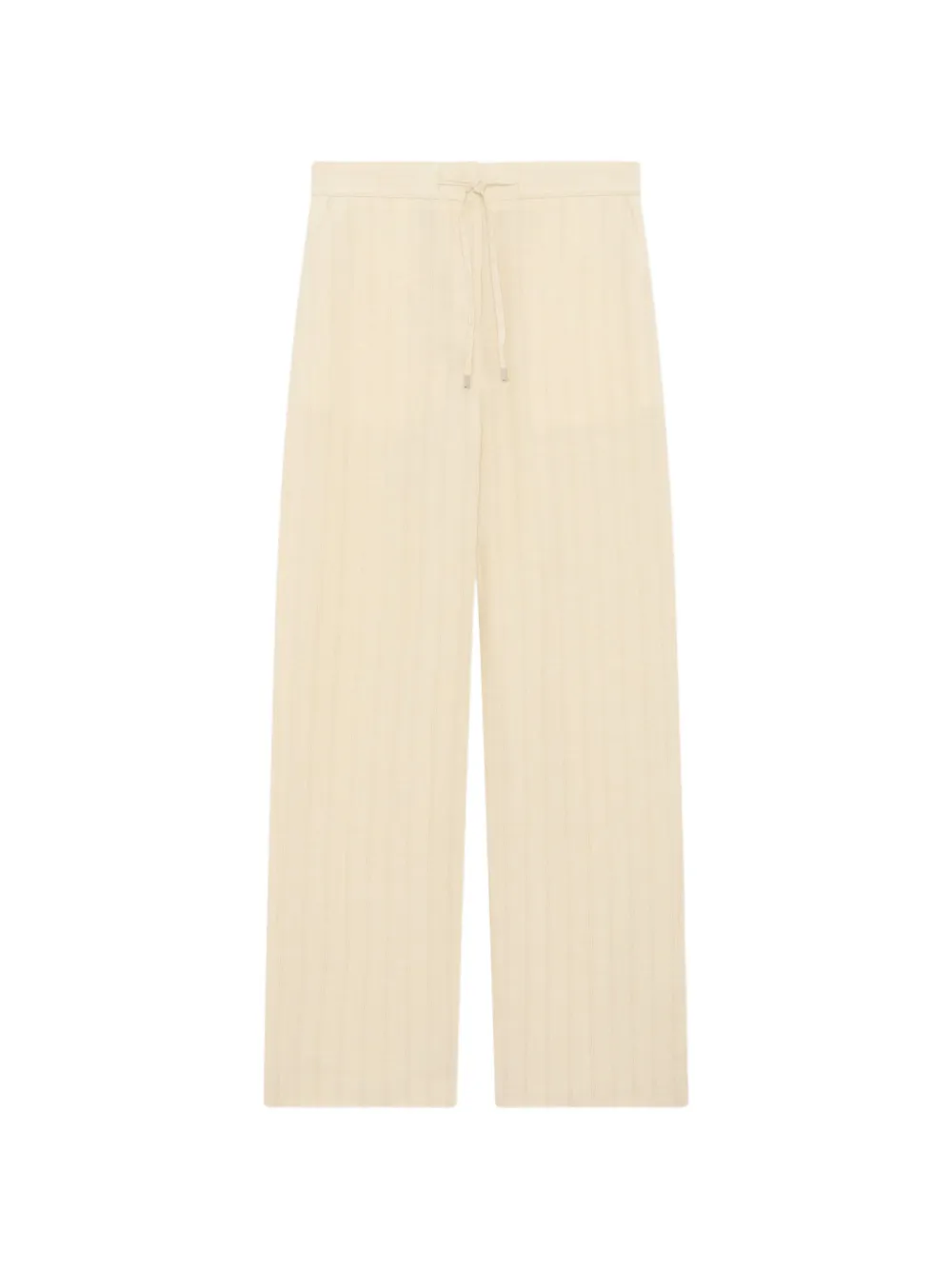 Lardini Soft Linen Trousers In Neutral