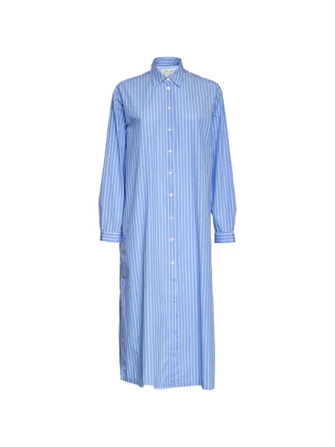 MC2 Saint Barth Meave Pullup stripe-pattern shirt dress