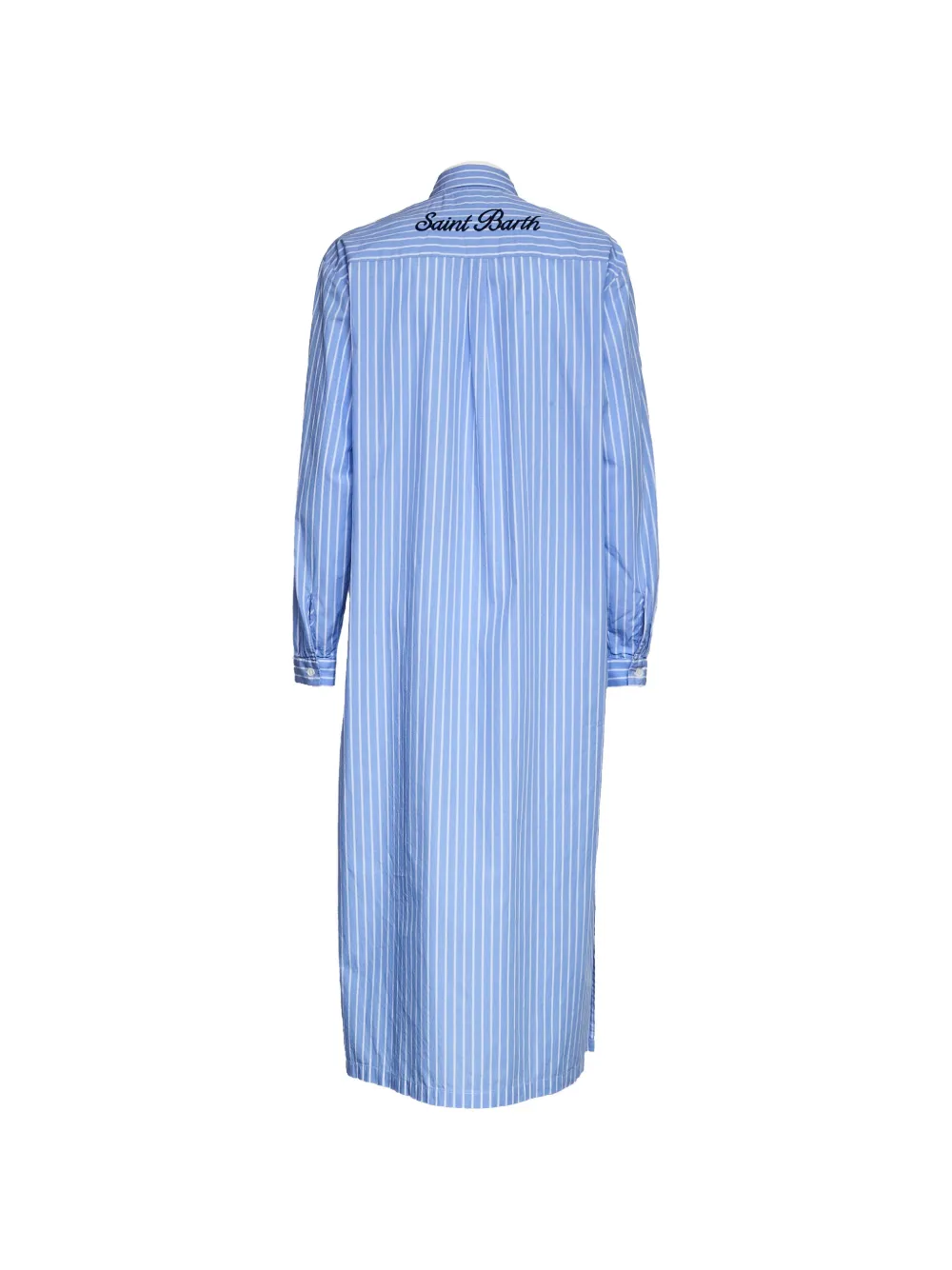 MC2 Saint Barth Meave Pullup gestreepte blousejurk Blauw