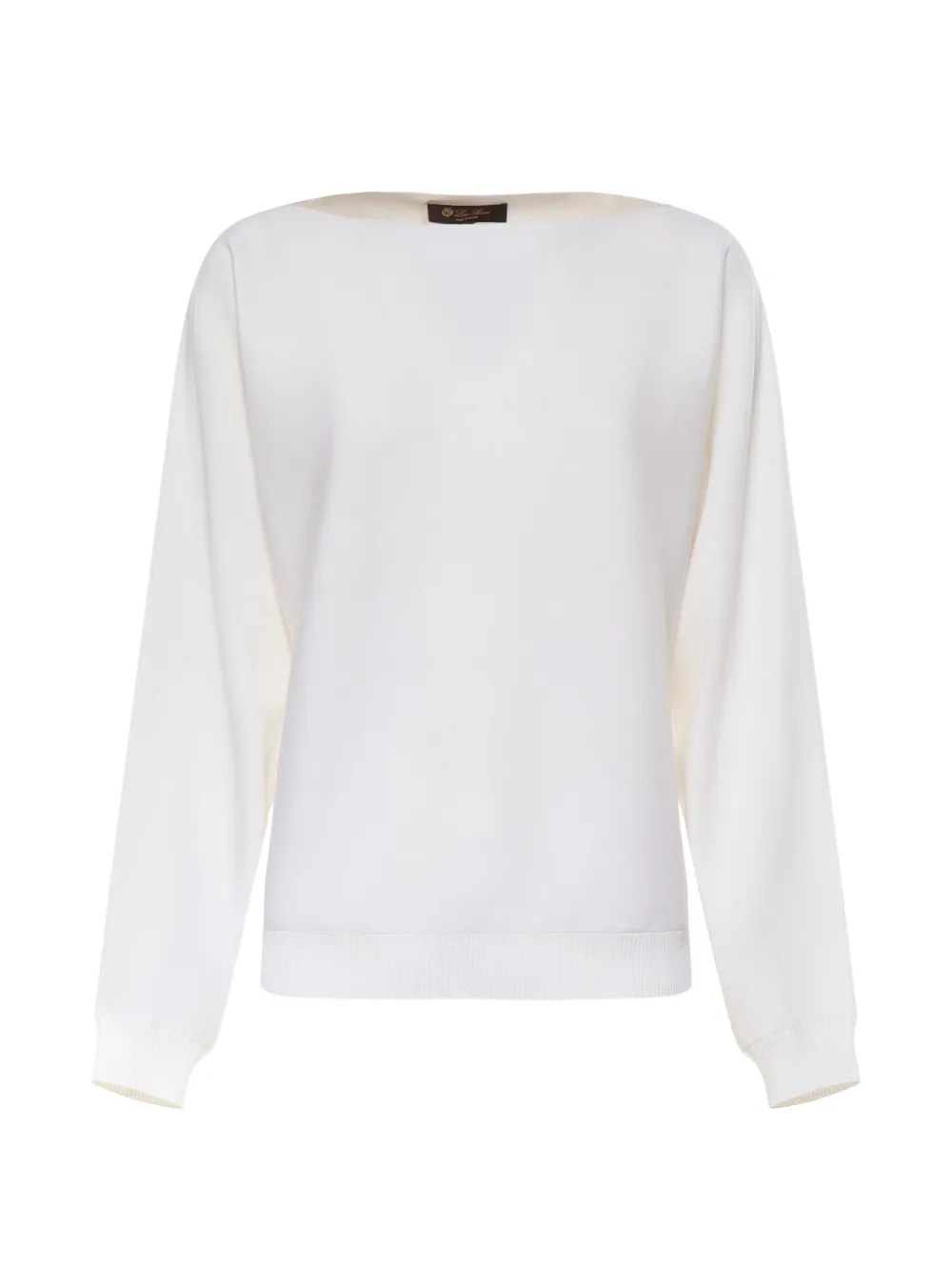 Loro Piana boat-neck sweater - Bianco
