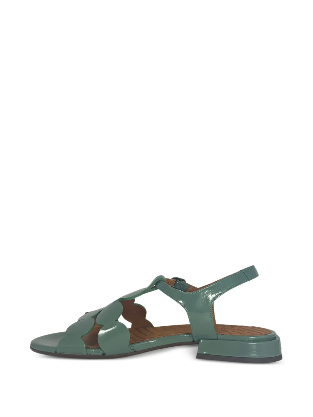 Chie Mihara Toika leren sandalen Groen