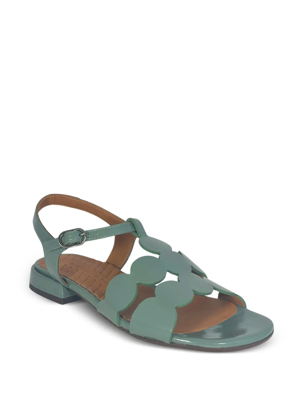 Chie Mihara Toika leren sandalen Groen