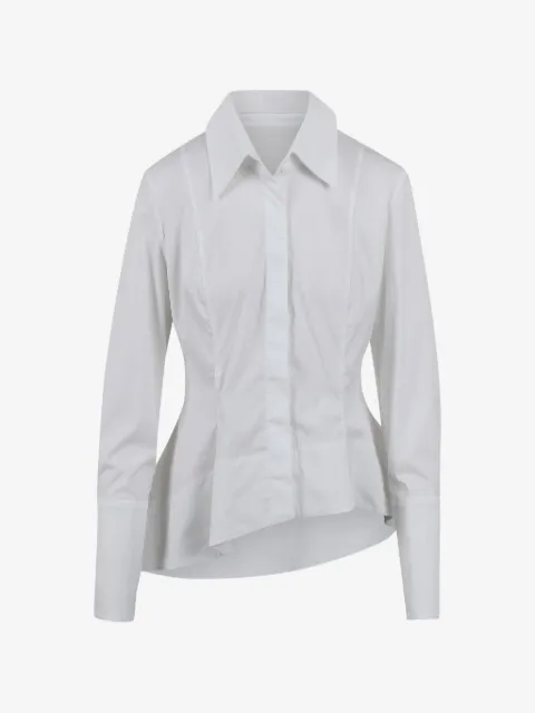 BALOSSA Linette asymmetric panelled shirt
