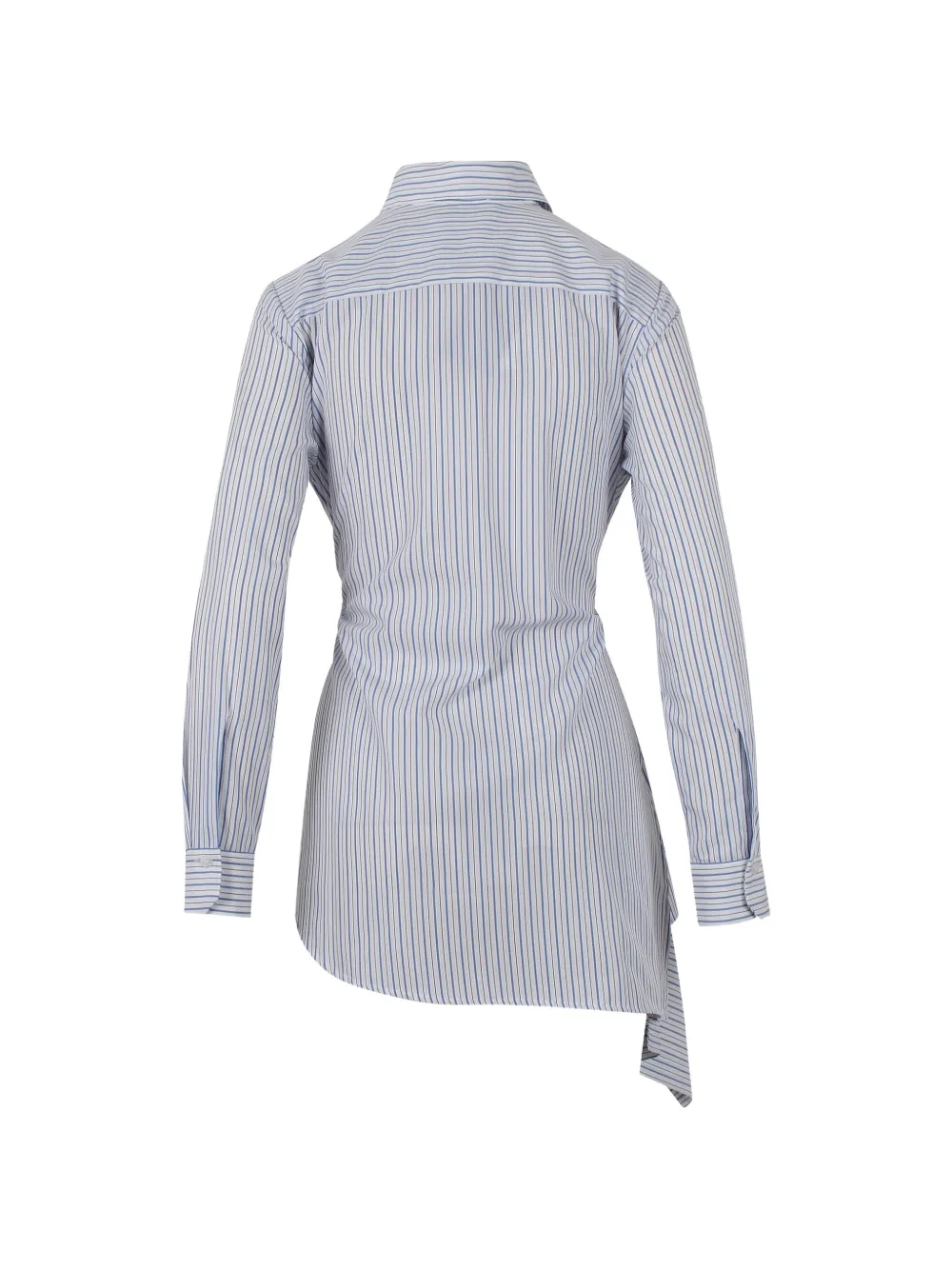  Balossa Camicia Asimmetrica A Righe - Blu 