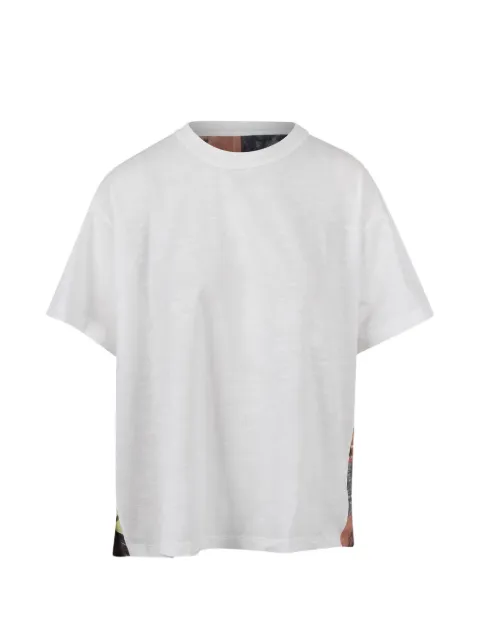 Yoshi Kondo patchwork-print T-shirt