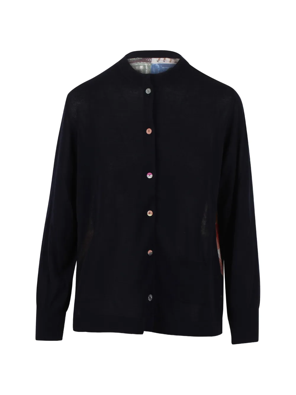 Yoshi Kondo graphic-print button-up cardigan - Blu