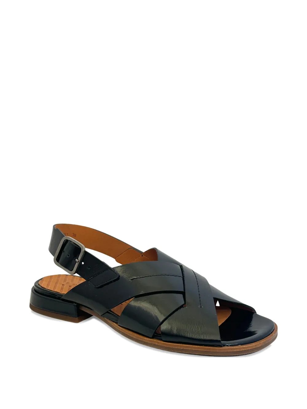 Chie Mihara Sandalen met kruisbandjes Zwart