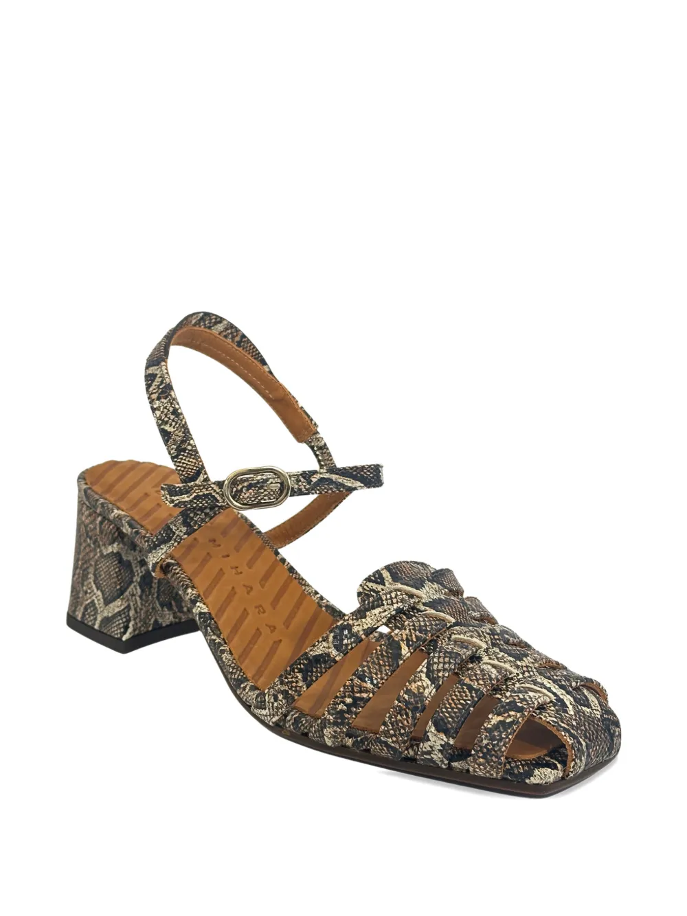 Chie Mihara Voku caged sandals Grijs