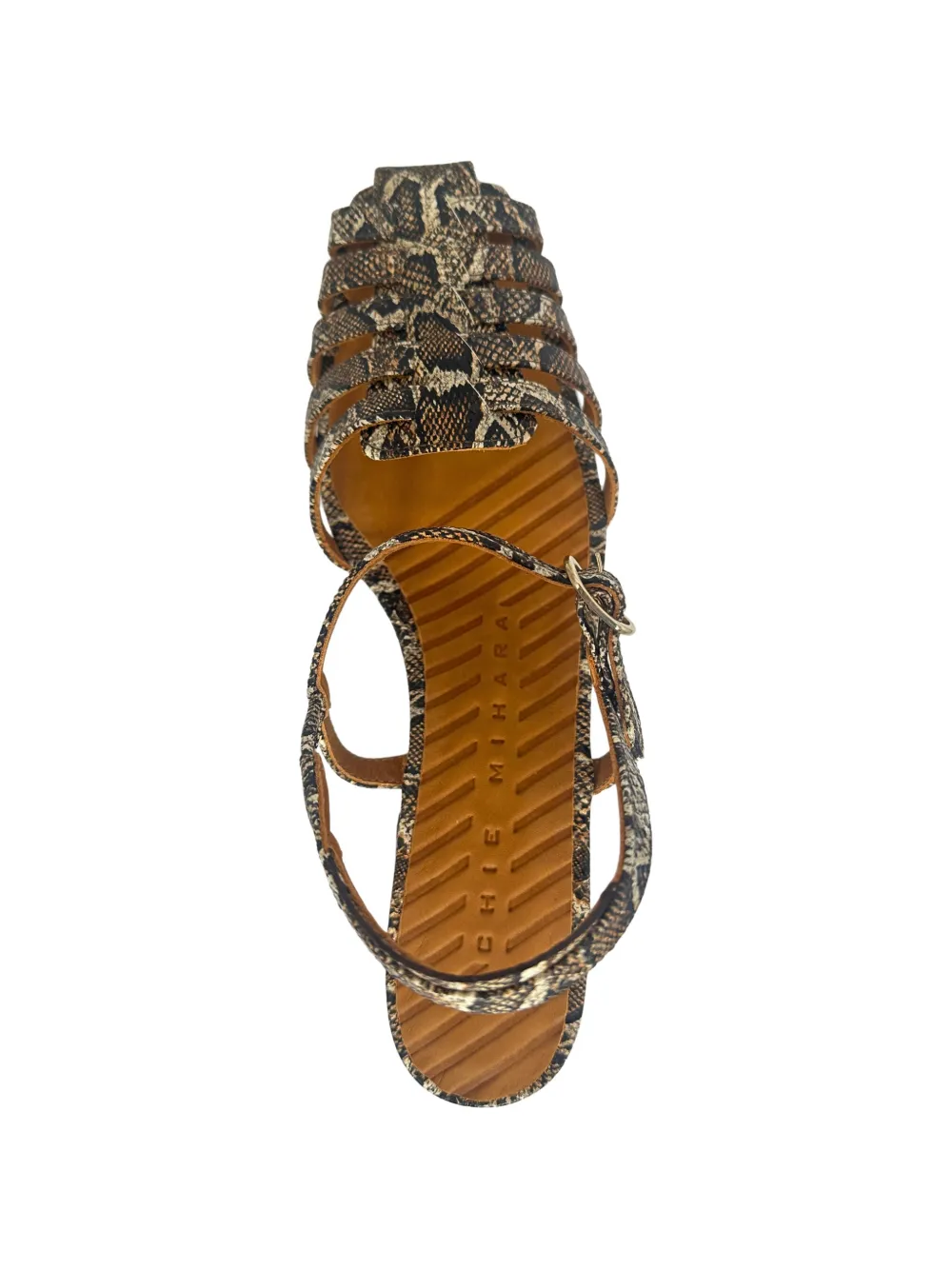 Chie Mihara Voku caged sandals Grijs