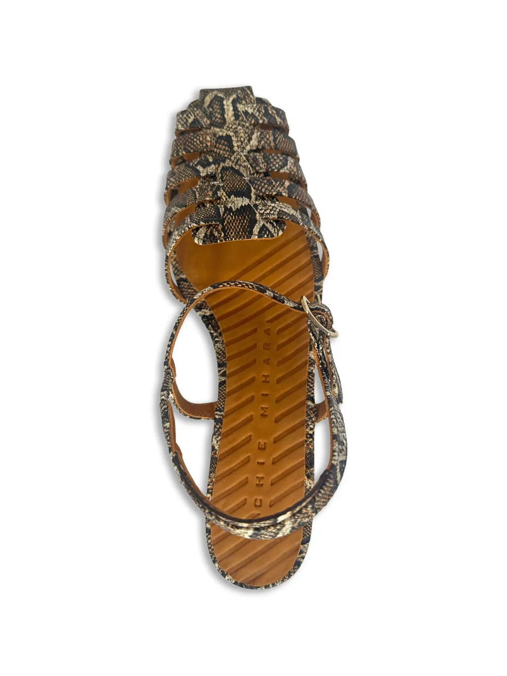 Chie Mihara Voku gekooide sandalen Grijs