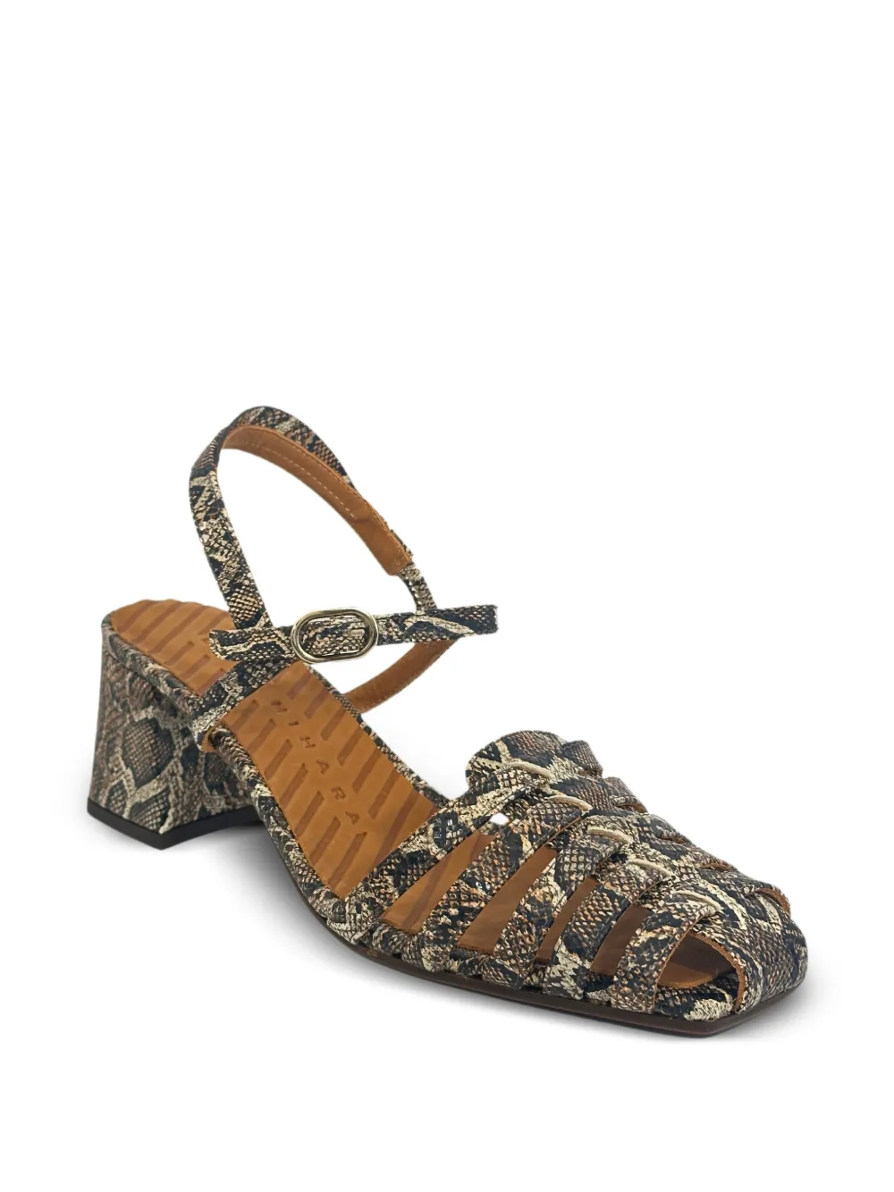 Chie Mihara Voku gekooide sandalen Grijs
