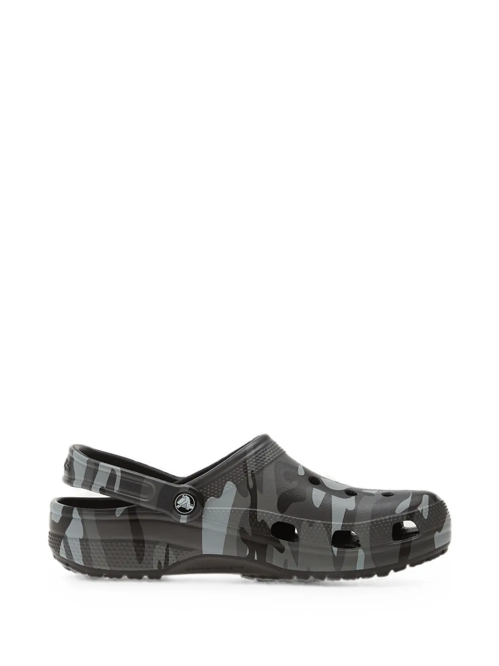 Crocs Classic camouflage-print clogs - Schwarz
