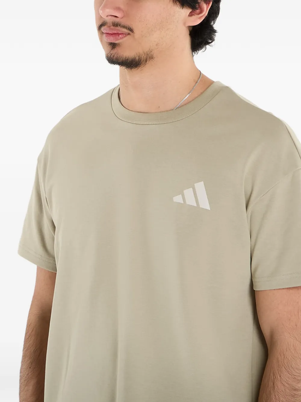 adidas Xploric grafische prints T-shirt Beige