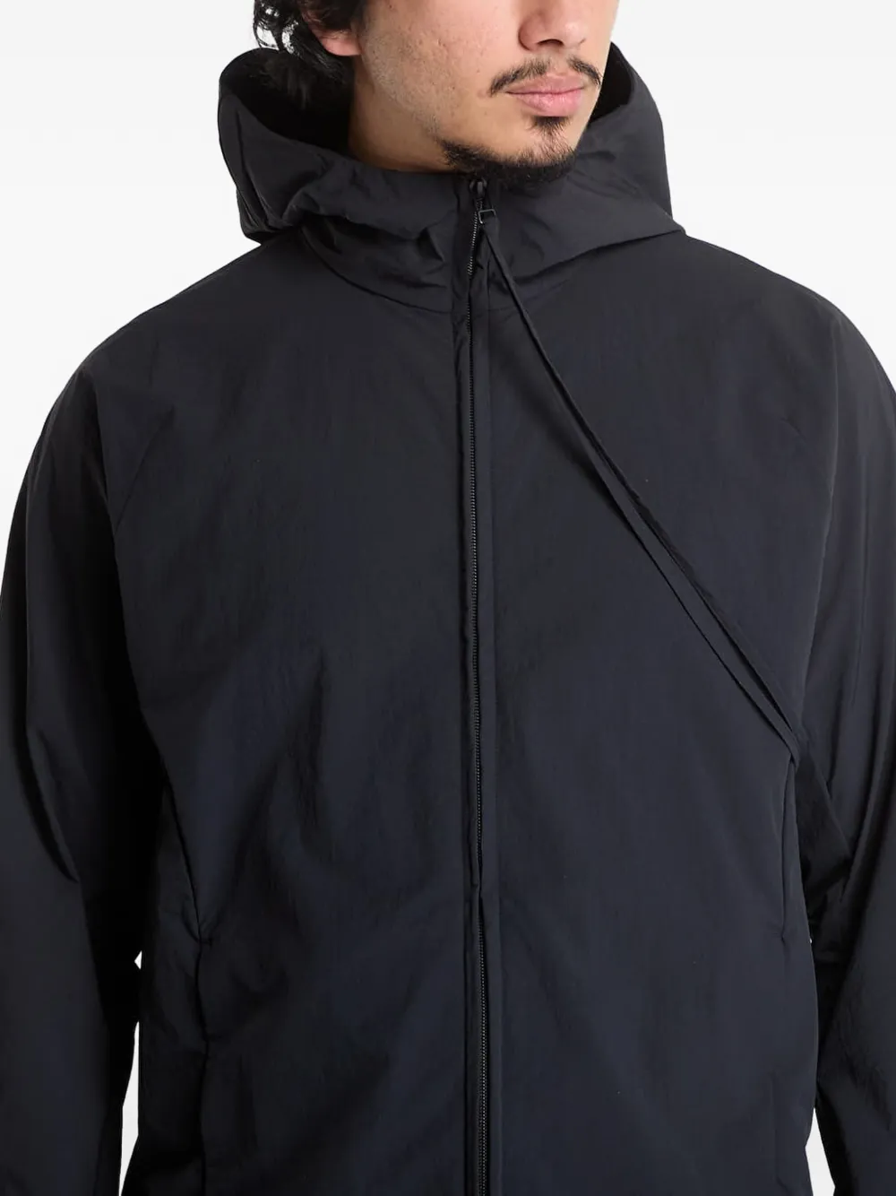 Post Archive Faction Jack met asymmetrische rits Zwart