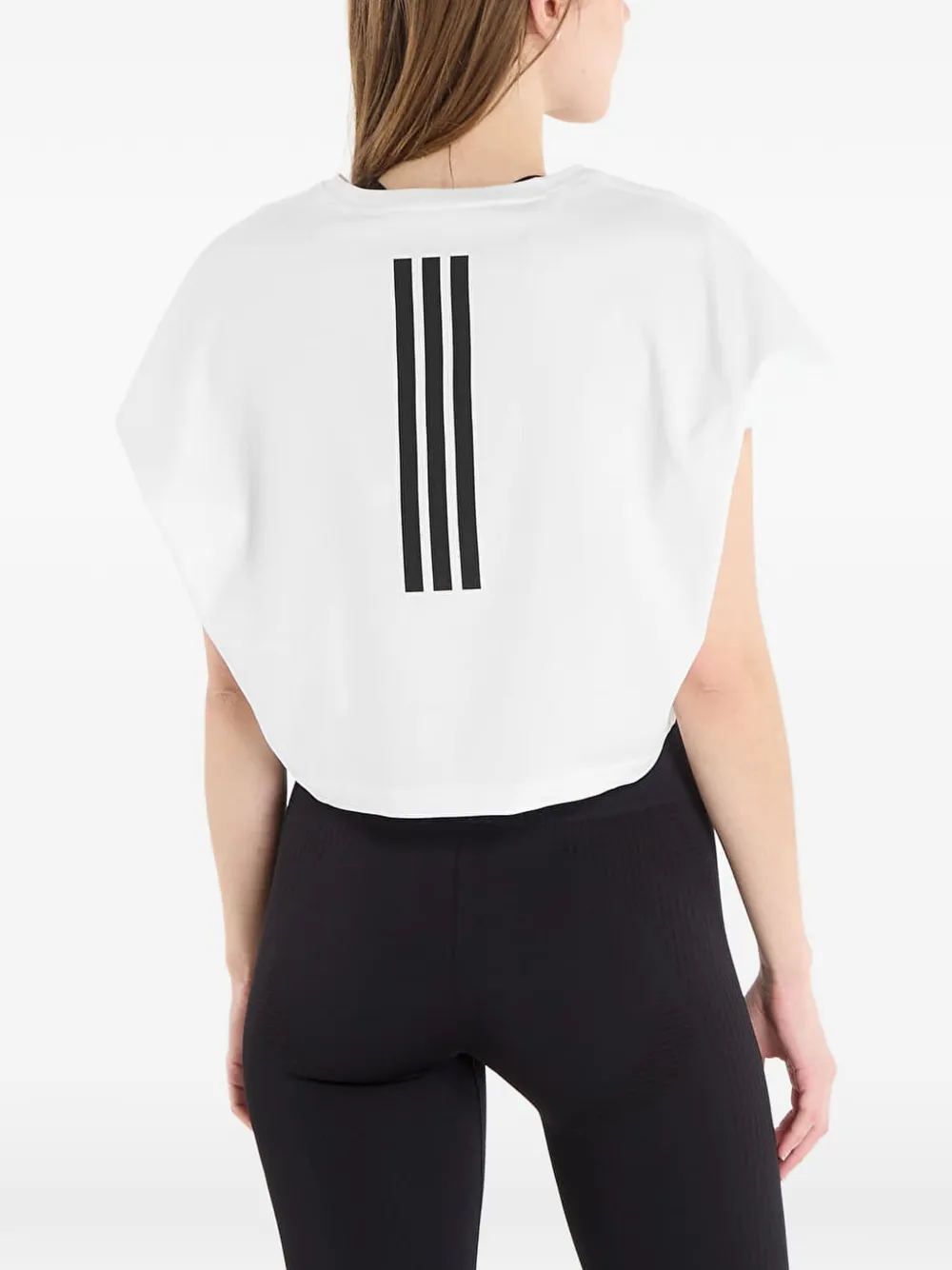 adidas T-shirt met logoprint Wit