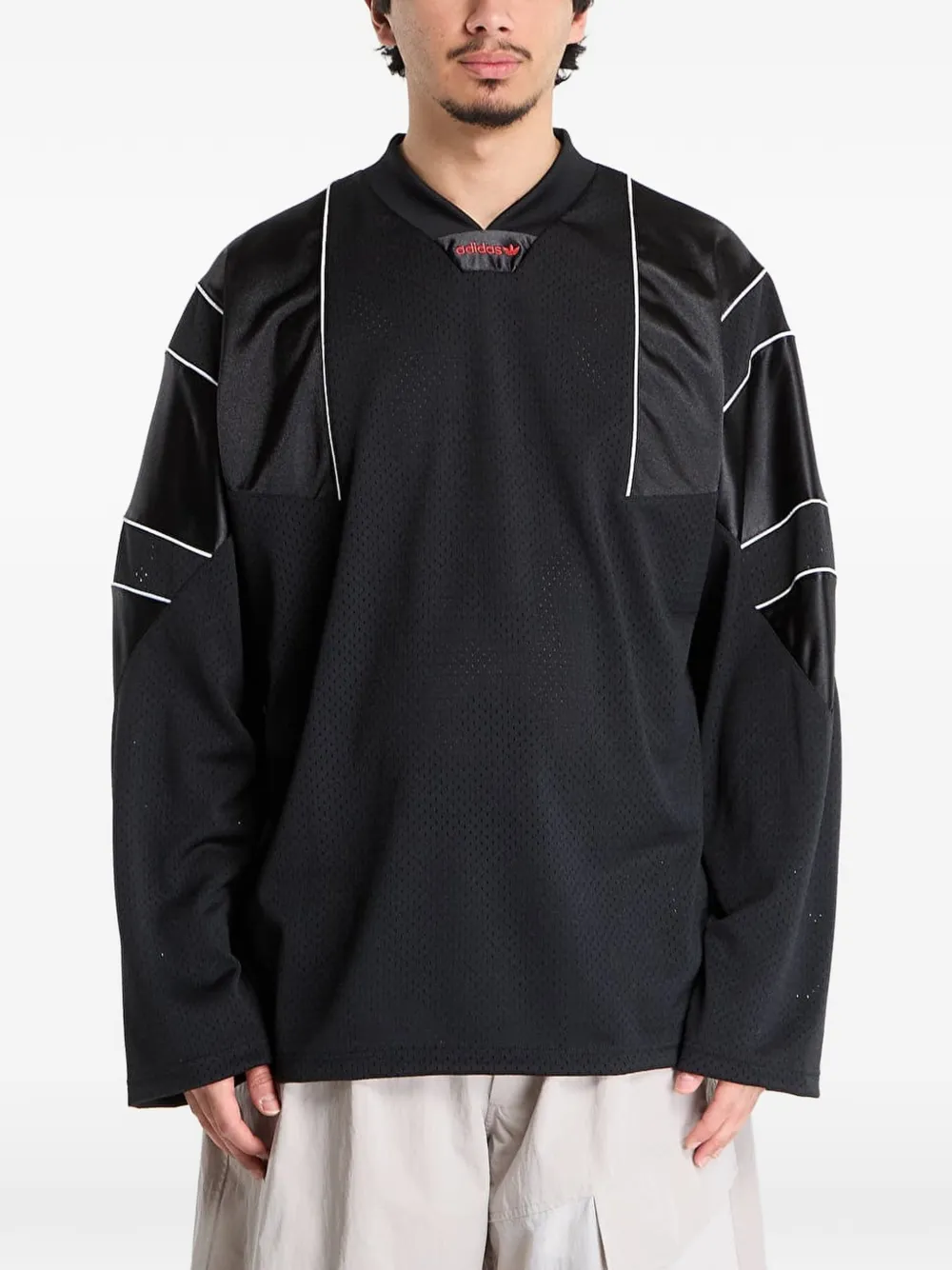 adidas Nightgown long-sleeve T-shirt - Nero