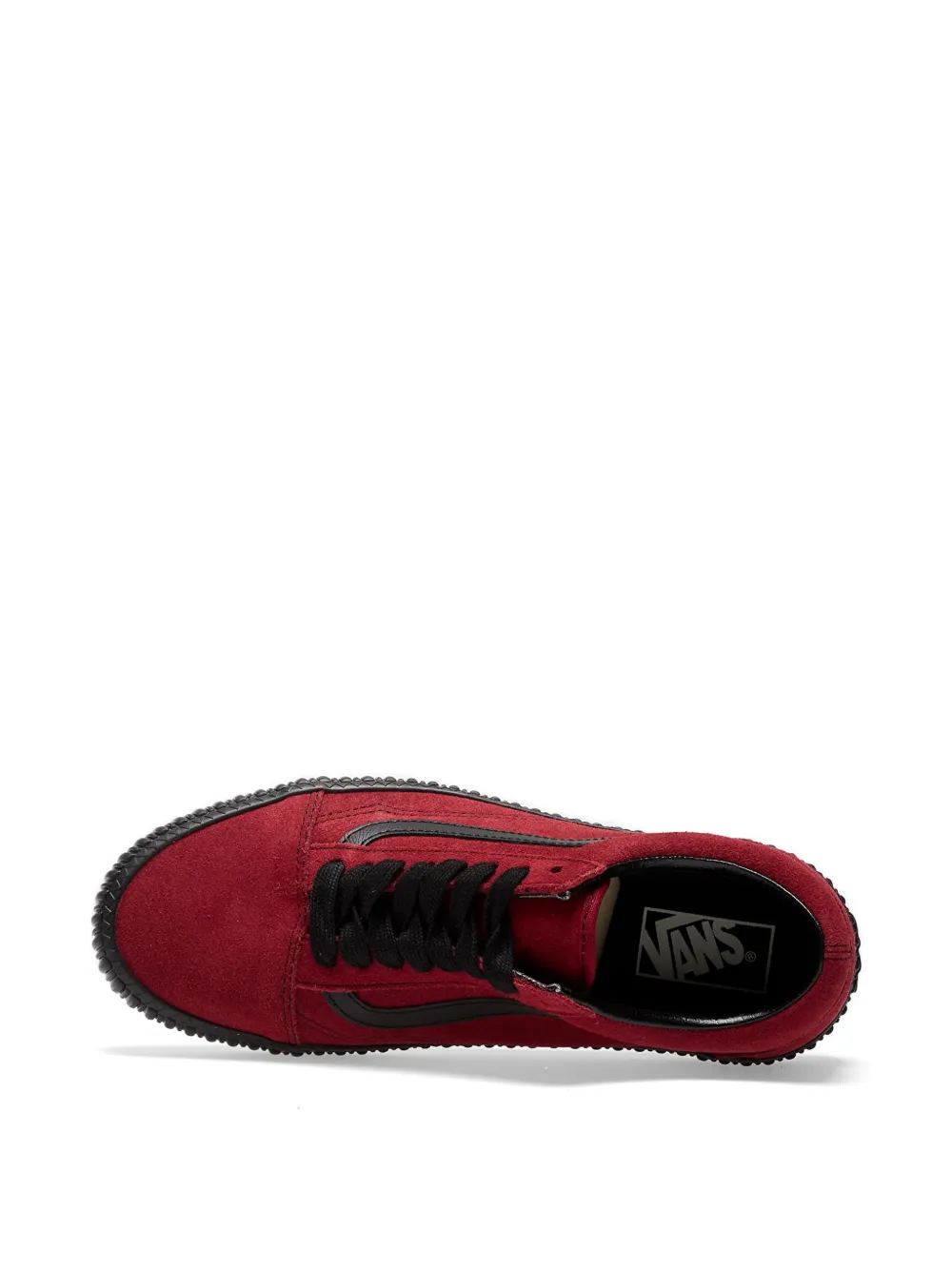 Vans Old Skool logo-patch sneakers Rood
