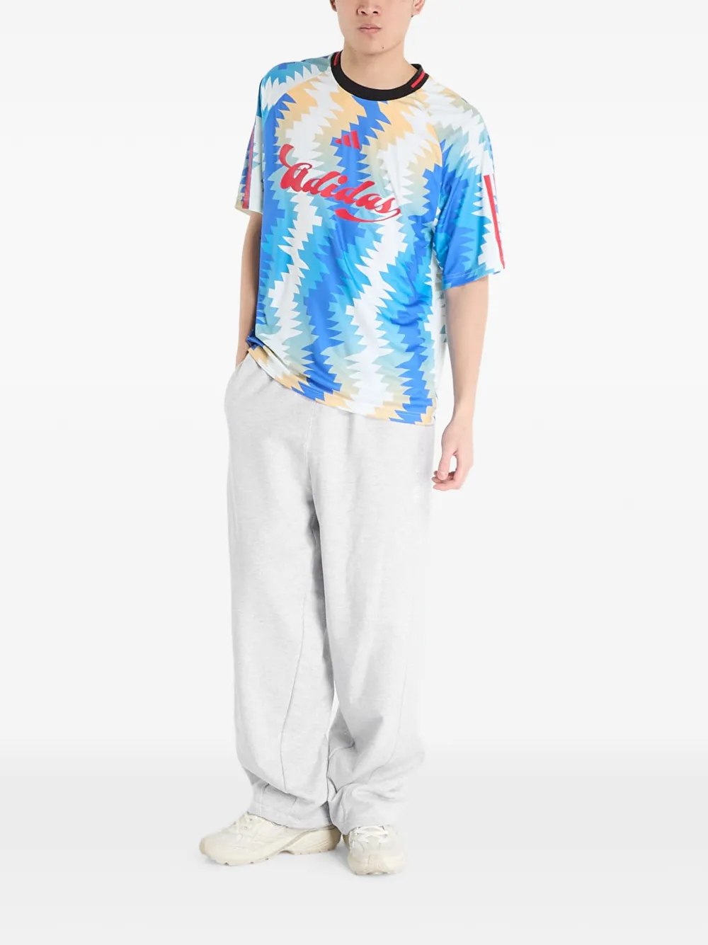 adidas House Of Tiro X Common Goal T-shirt sneakers Blauw