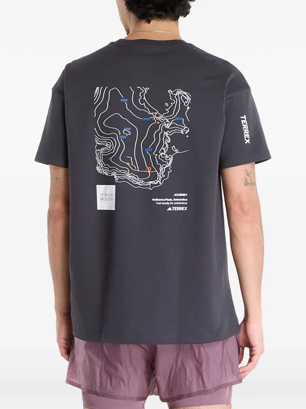 adidas Terrex Xploric T-shirt met ronde hals Grijs