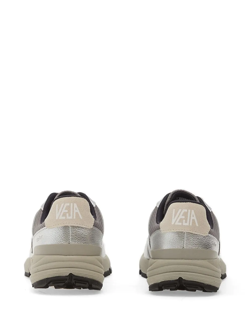 VEJA Salar metallic-effect sneakers Zilver