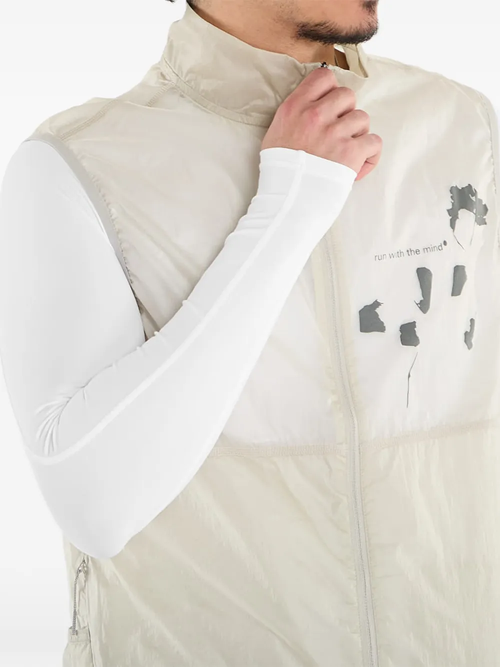 adidas Adi365 Hk hardloopbodywarmer Beige