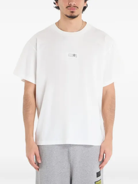 MM6 Maison Margiela logo-patch T-shirt