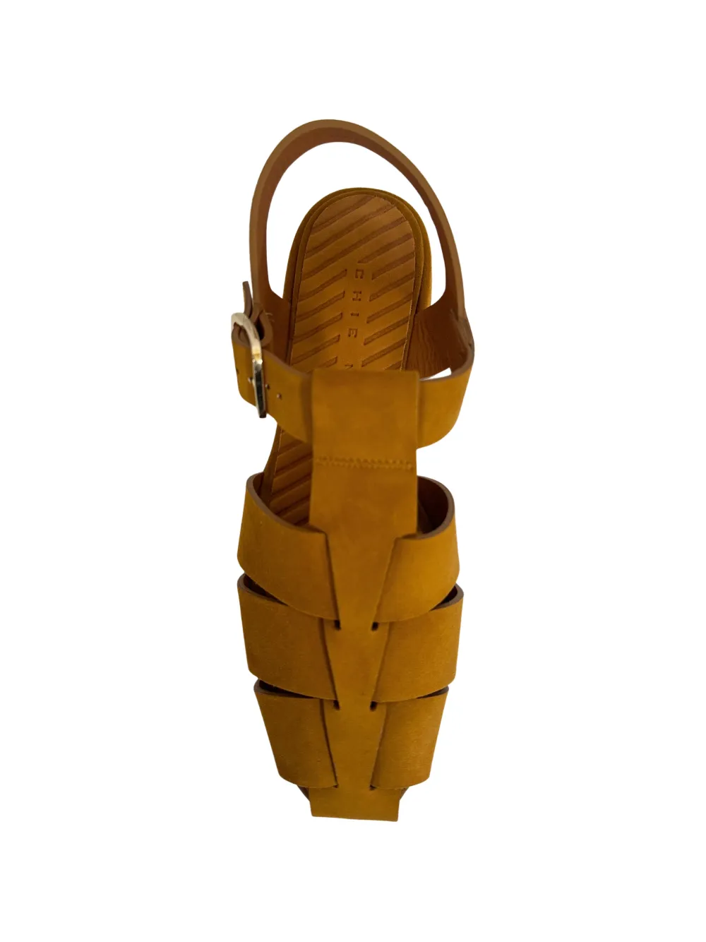 Chie Mihara Wena caged sandals Beige