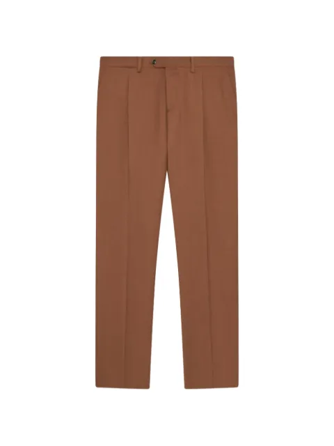 Lardini single-pleat wool trousers