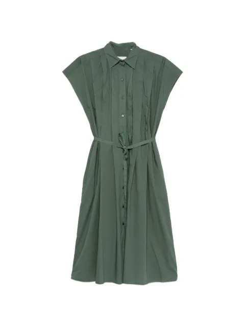 Xacus Mimi pleated belted mini dress