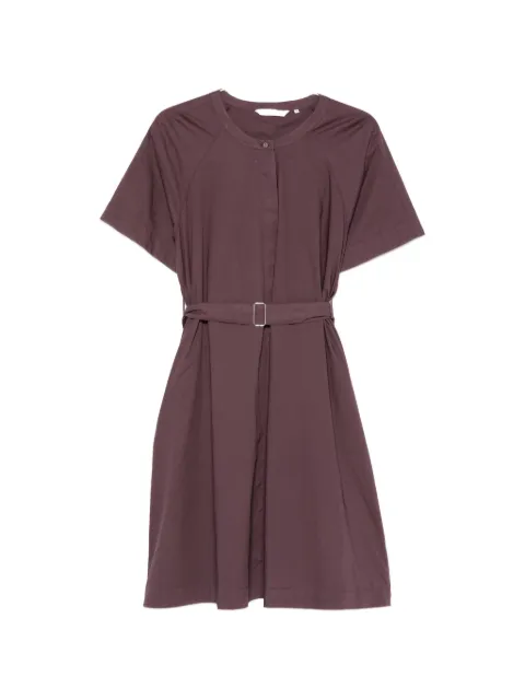 Xacus Marissa belted short-sleeve mini dress