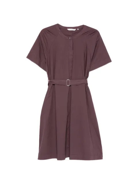 Xacus Marissa belted short-sleeve mini dress