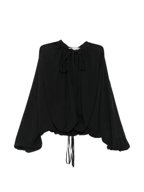 the M.. Elvira tie-neck balloon-sleeve blouse