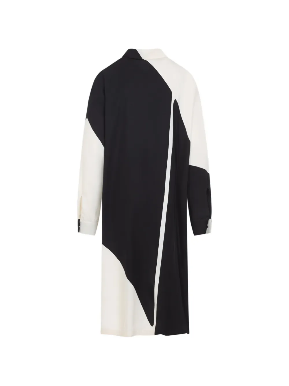 Alberta Ferretti Overhemd met colourblocking Zwart