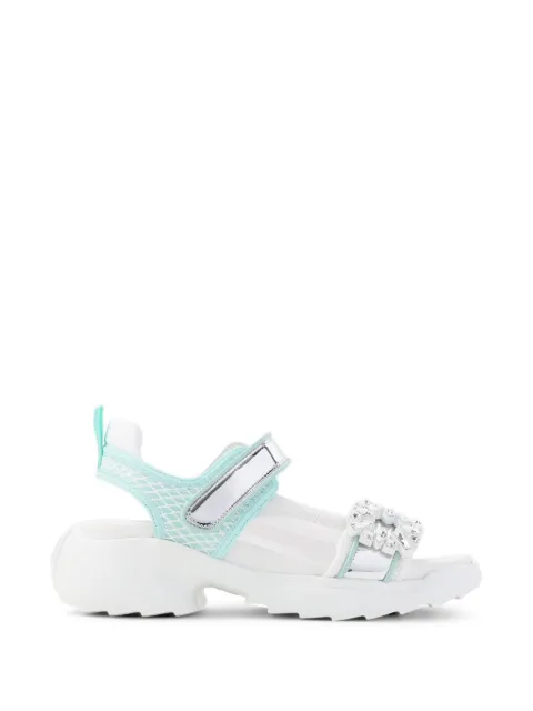Roger Vivier Viv´ on the Run crystal-embellished sandals
