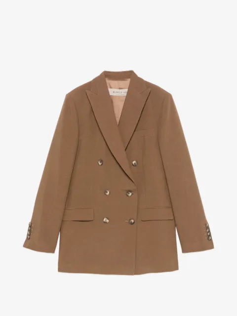 Blanca Vita dubbelknäppt blazer med spetsiga slag