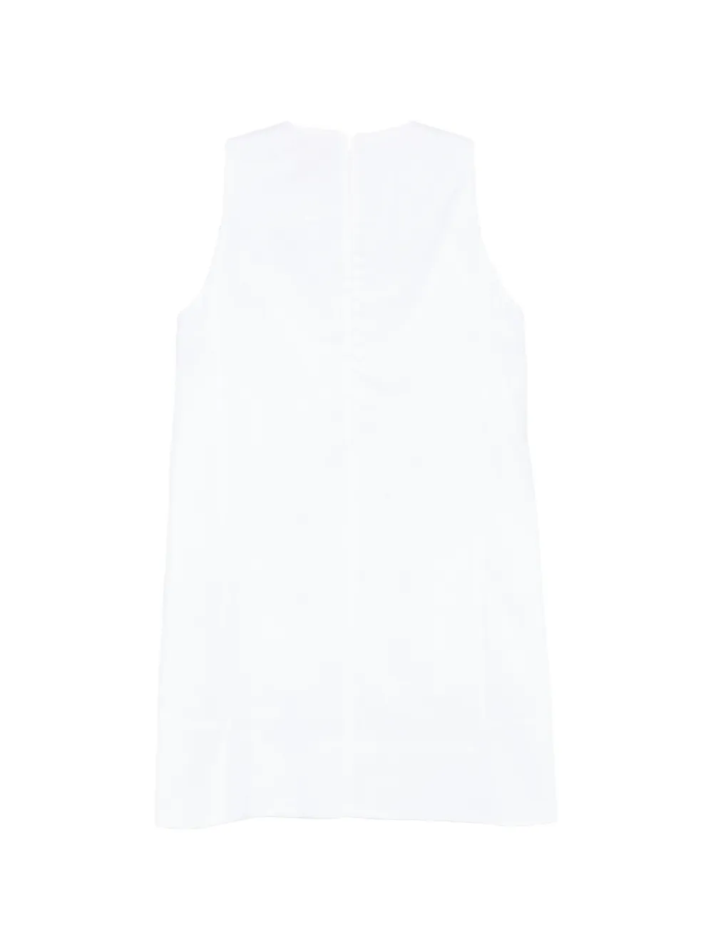 Semicouture Mouwloze mini-jurk Wit