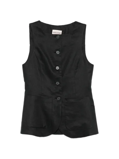 Semicouture button-up waistcoat