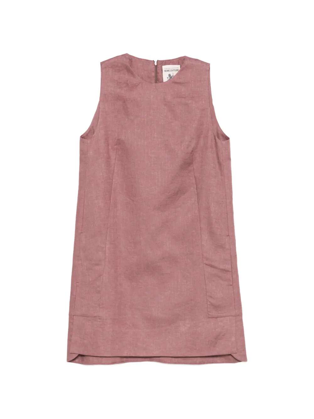 Semicouture sleeveless mini dress - Rosa