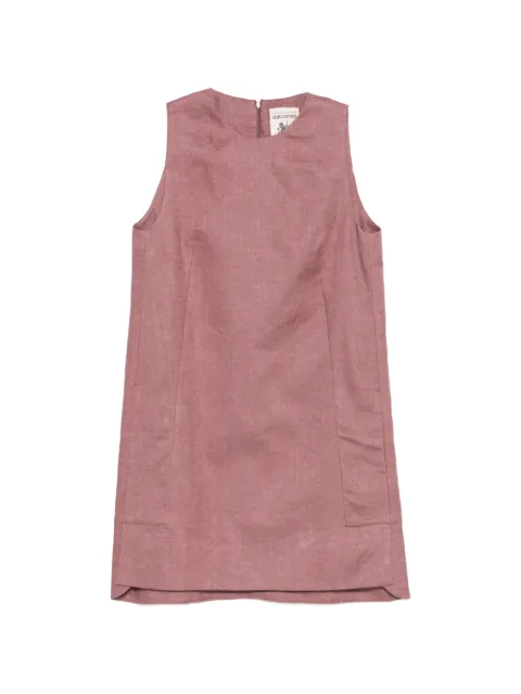 Semicouture robe sans manches à coupe courte