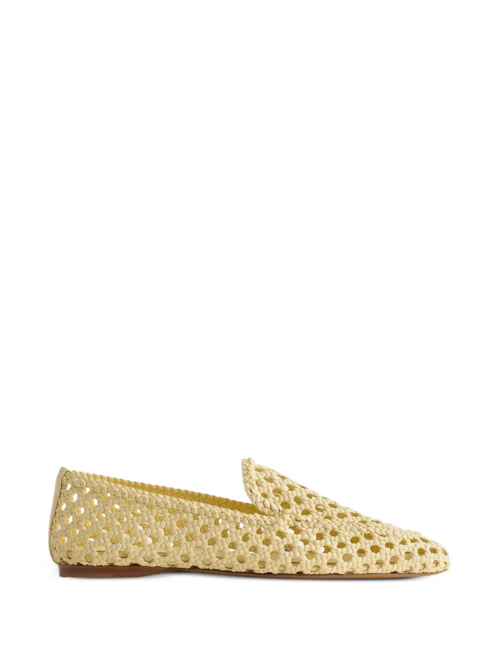 Forte Forte hand-braided leather ballet flats - Giallo