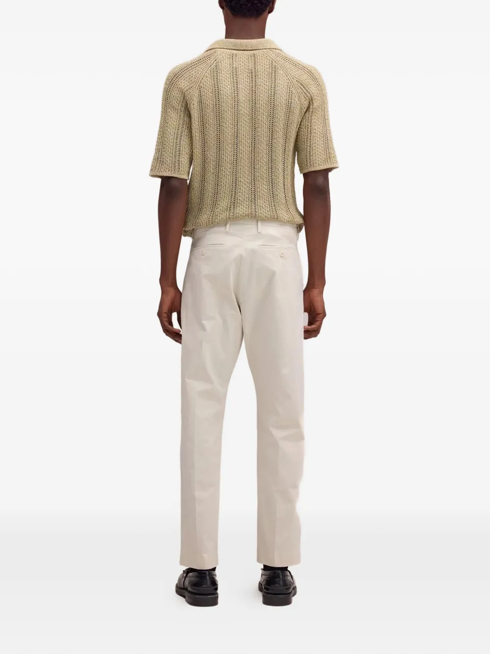 NN07 Bill geplooide broek Beige