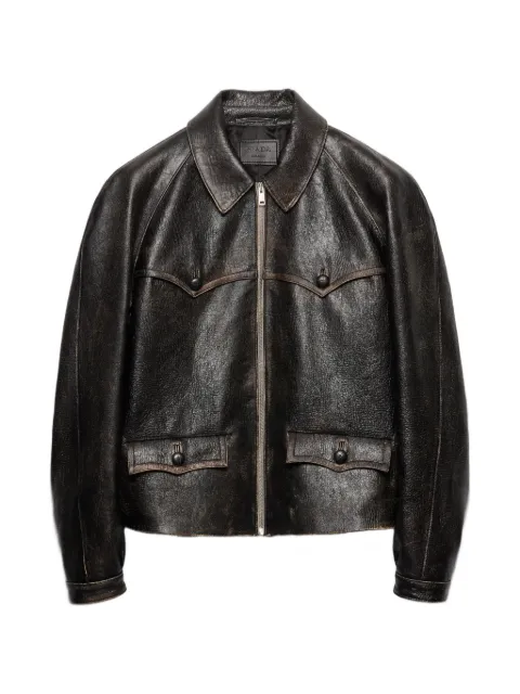 Prada nappa-leather jacket