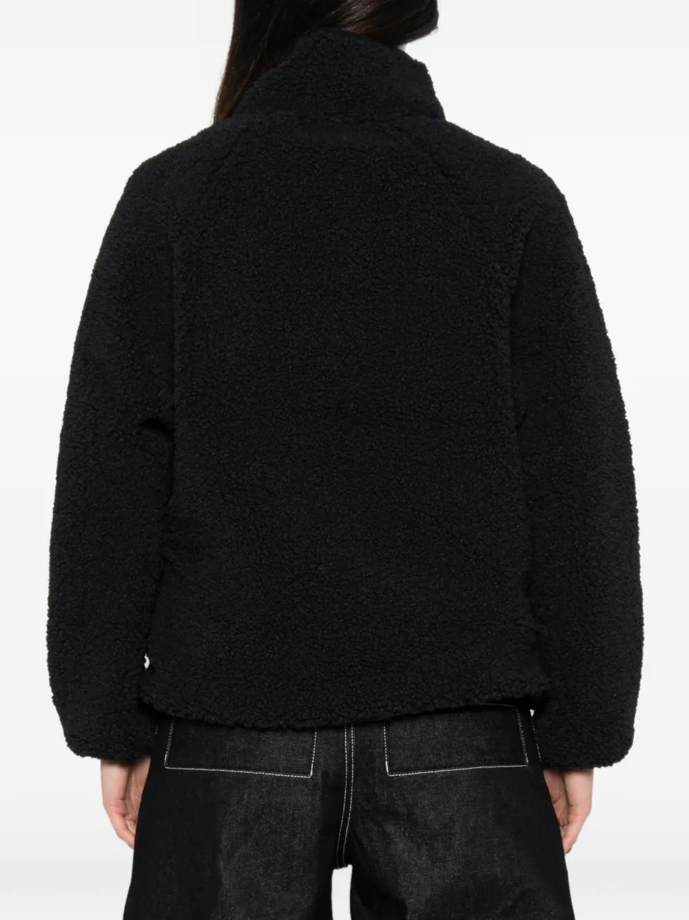 The Upside Harlow fleece jacket Zwart