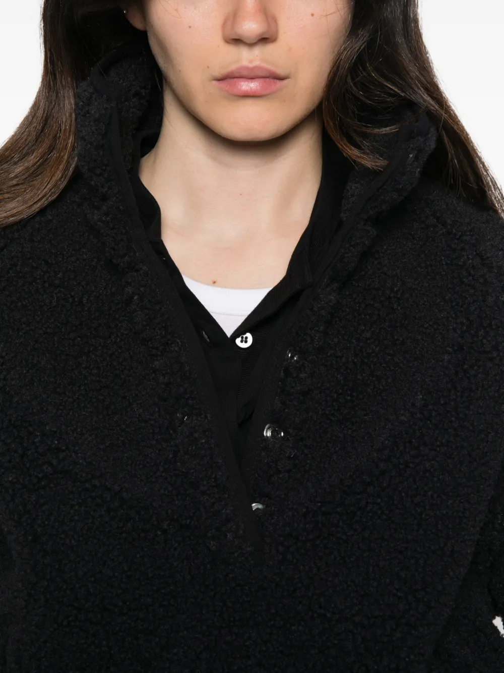 The Upside Harlow fleece jacket Zwart