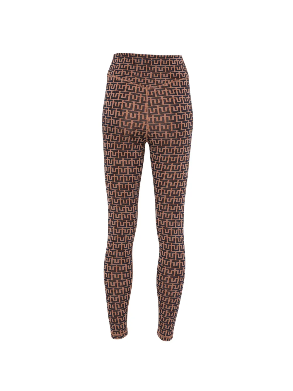 The Upside Castilla legging met geometrisch patroon Bruin