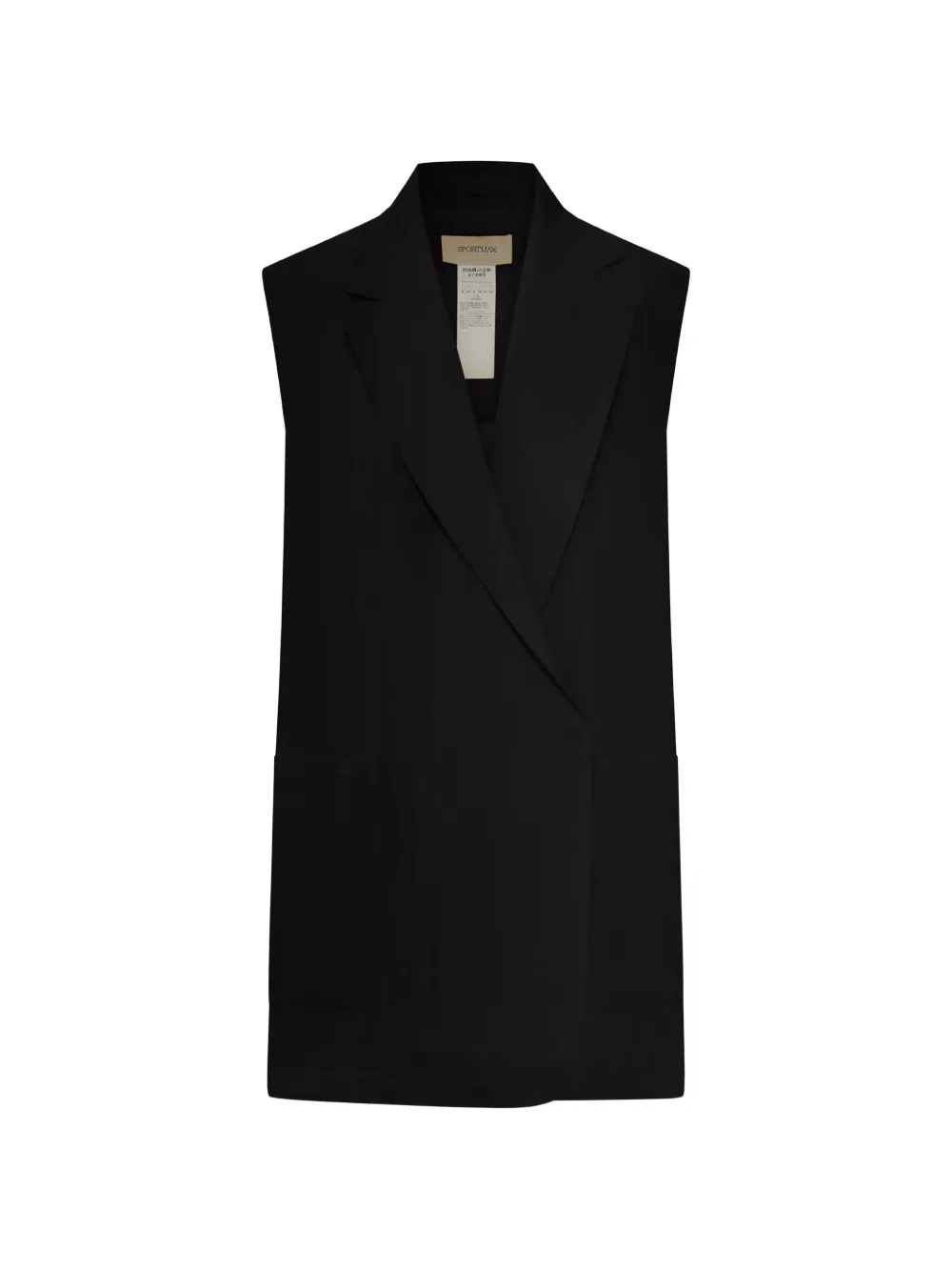 Sportmax sleeveless gilet - Schwarz
